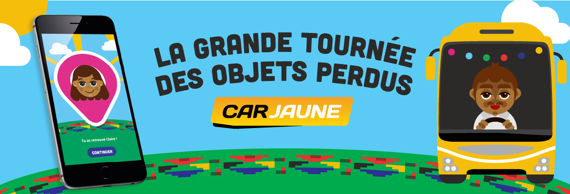 Car Jaune et la grande tournée des objets perdus - Saint-Benoît Car Jaune et la grande tournée des objets perdus - Saint-Benoît