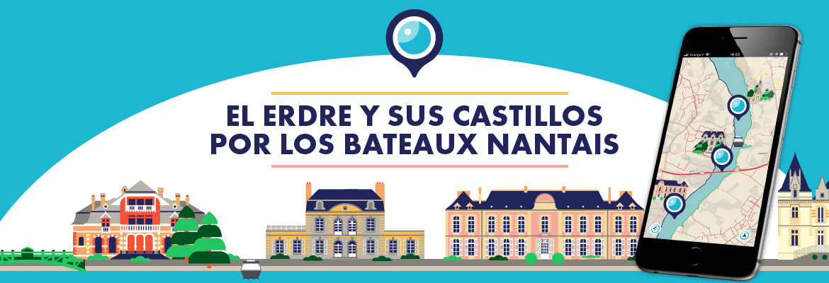 El Erdre y sus castillos por los Bateaux Nantais